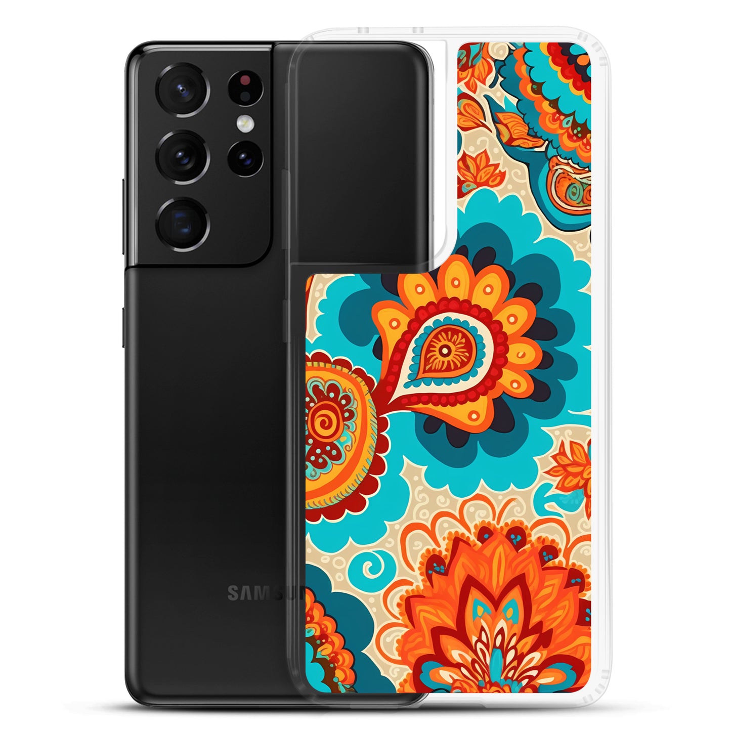 Samsung Case - Burst of Paisley