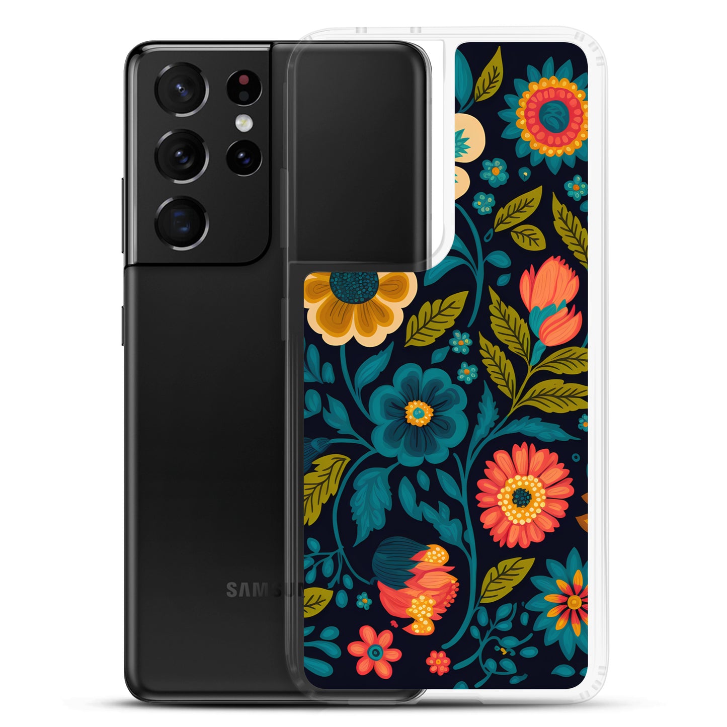 Samsung Case - Bright Mixed Blossoms