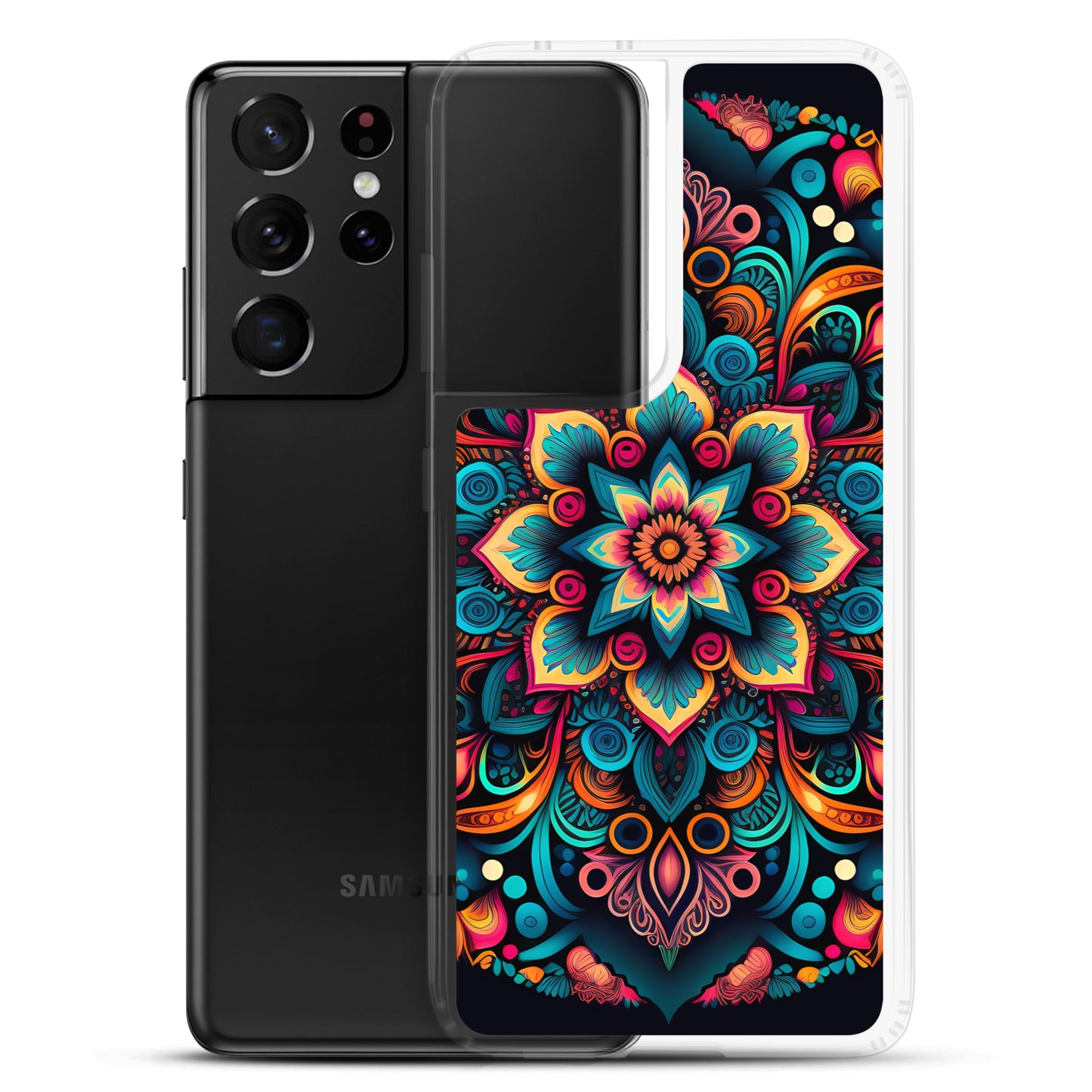Samsung Case - Neon Mandala