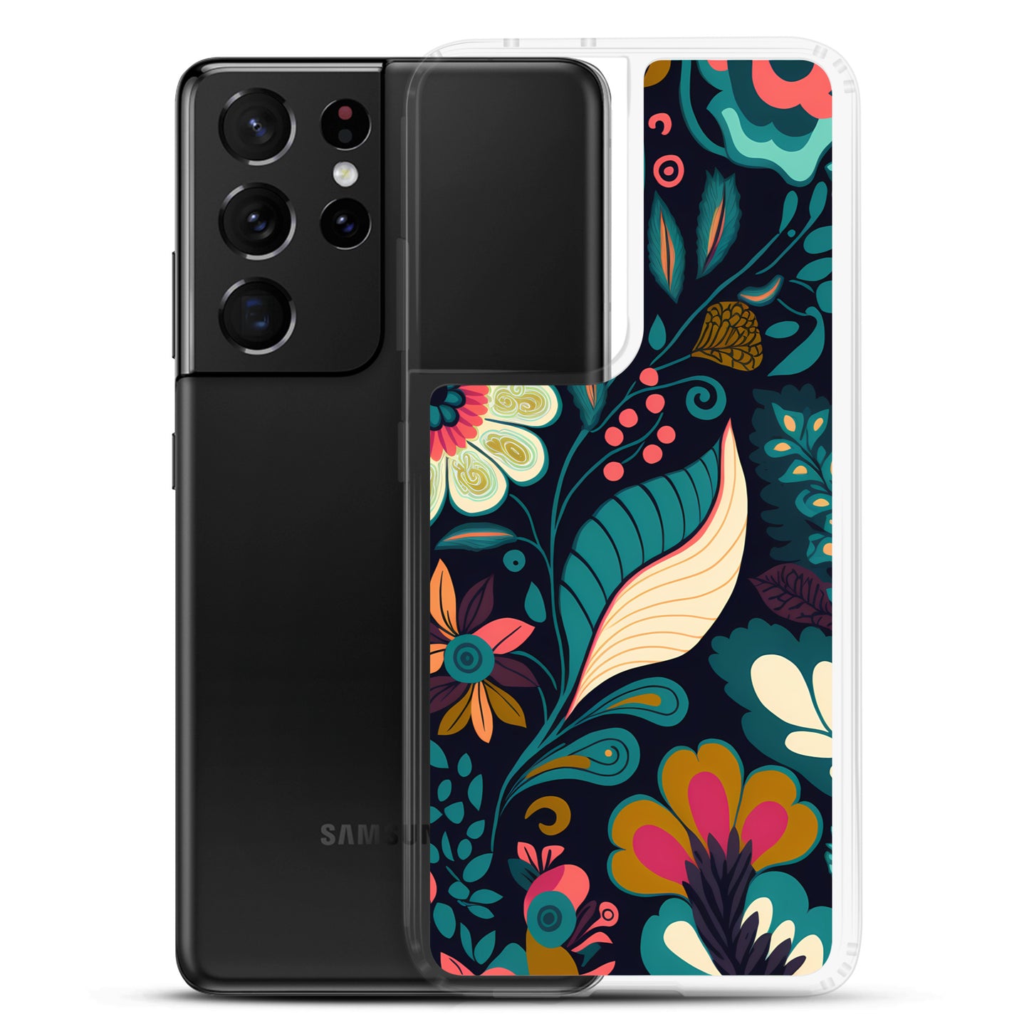 Samsung Case - Neon Floral