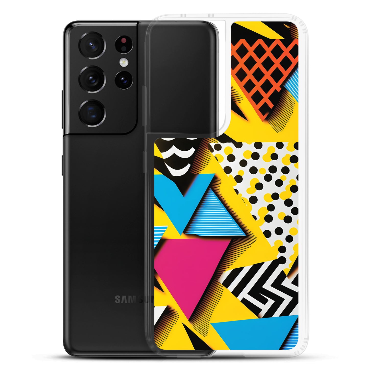 Samsung Case - Bright 80s Pattern