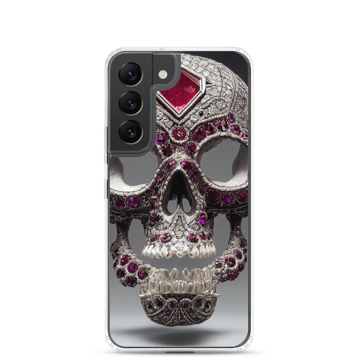 Samsung Case - Ornamental Ruby Skull