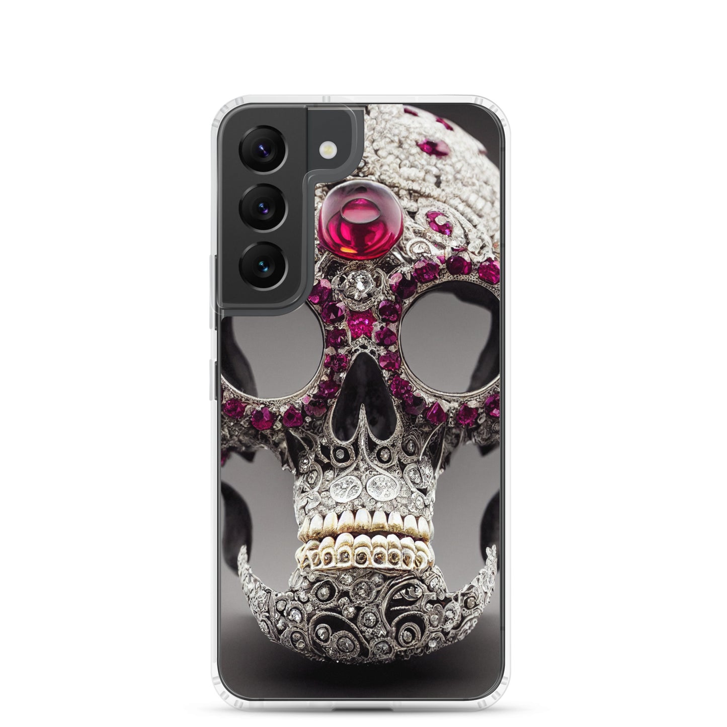 Samsung Case - Diamond Encrusted Skull