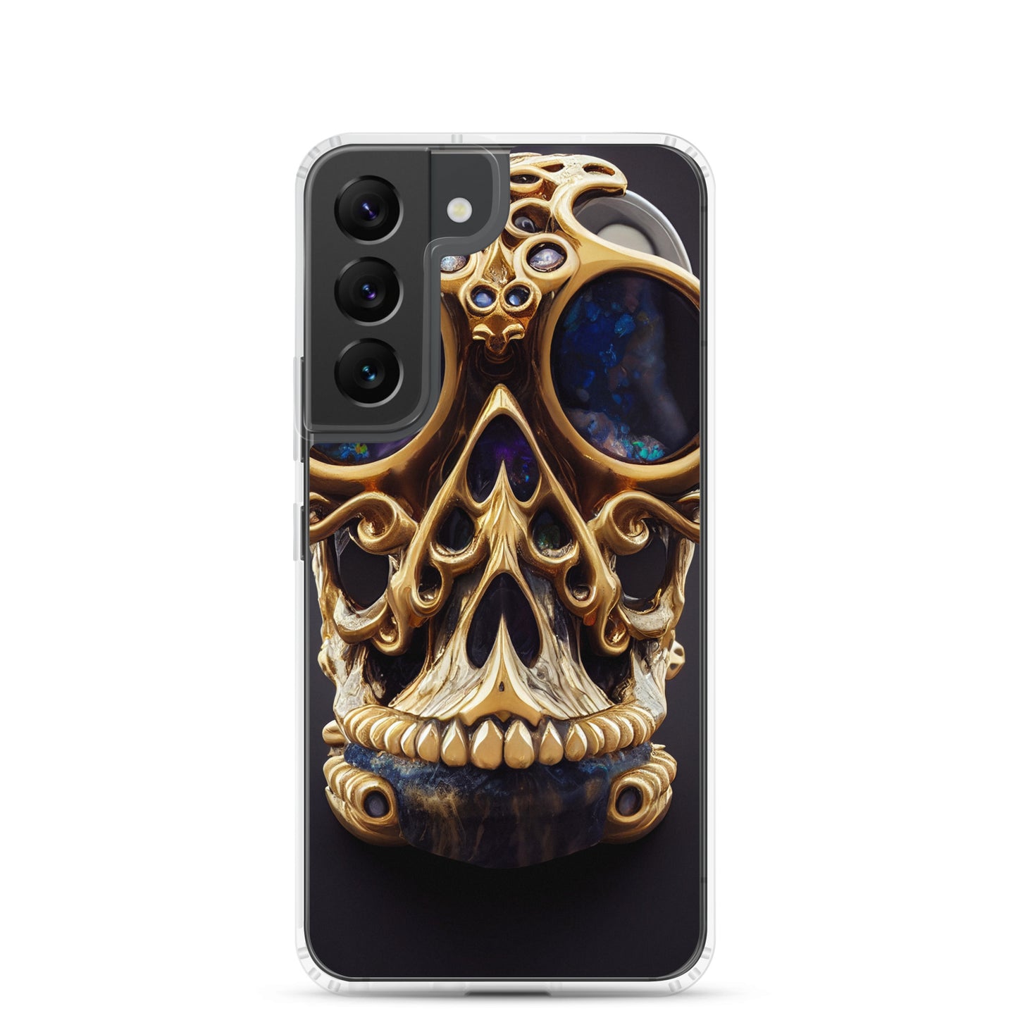 Samsung Case - Agate and Golden Skull