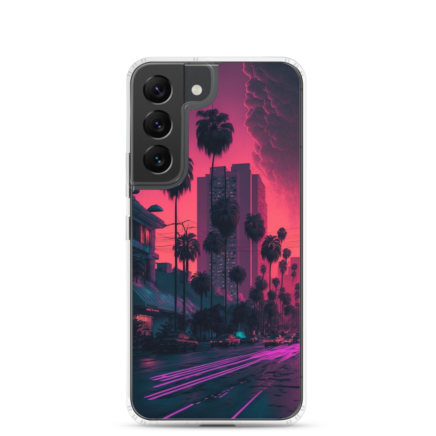 Samsung Case - Synthwave Miami Street