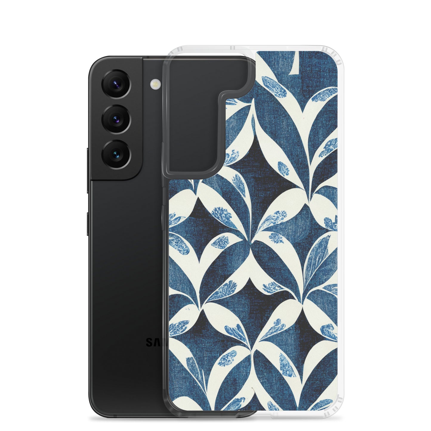 Samsung Case - Blue Leaf