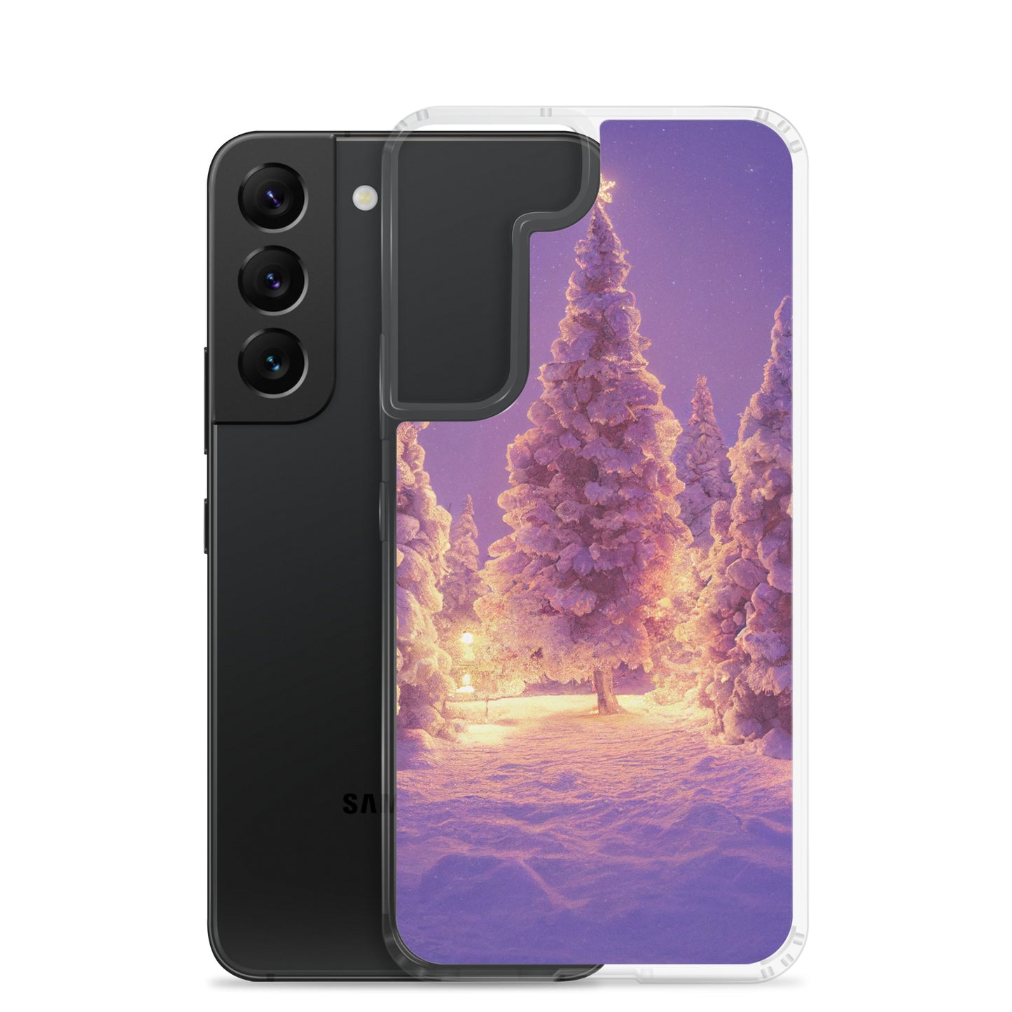 Samsung Case - Snowy Christmas Tree
