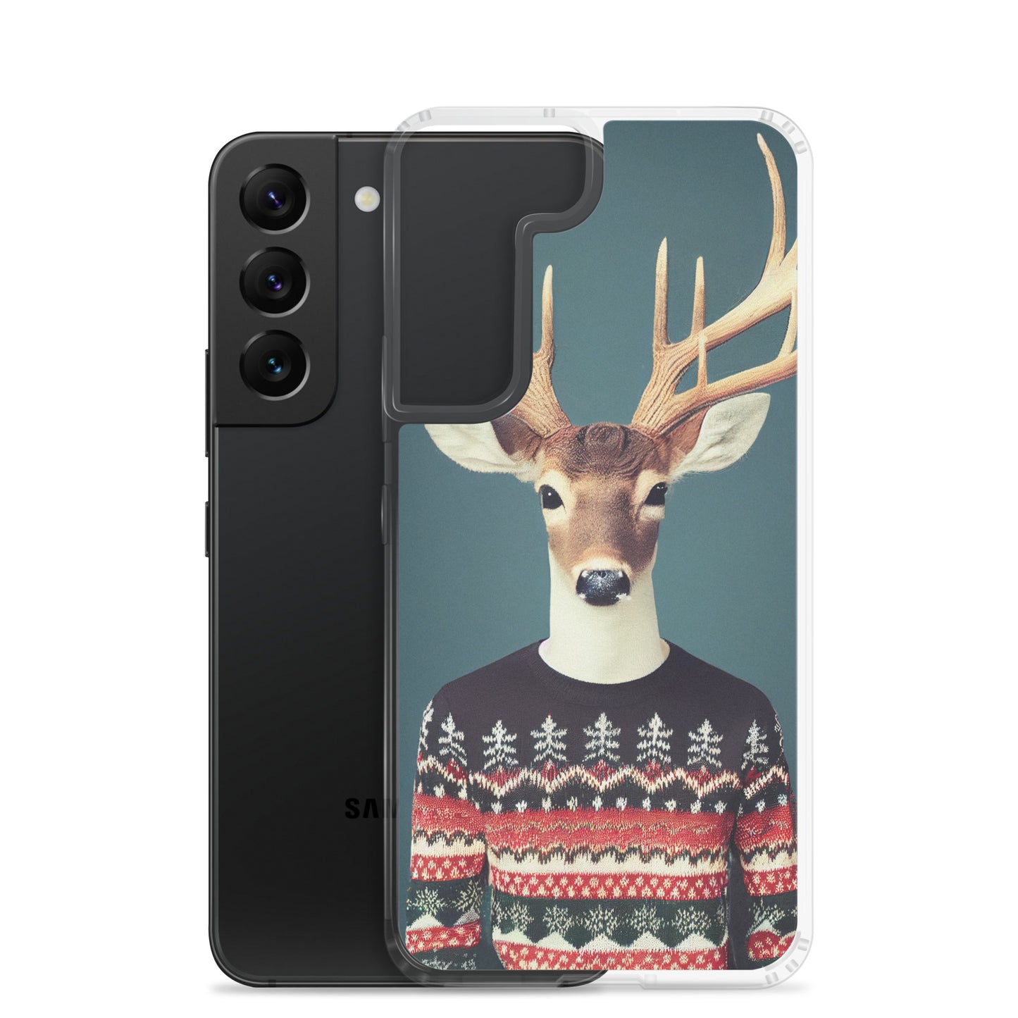 Samsung Case - Christmas Sweater Deer