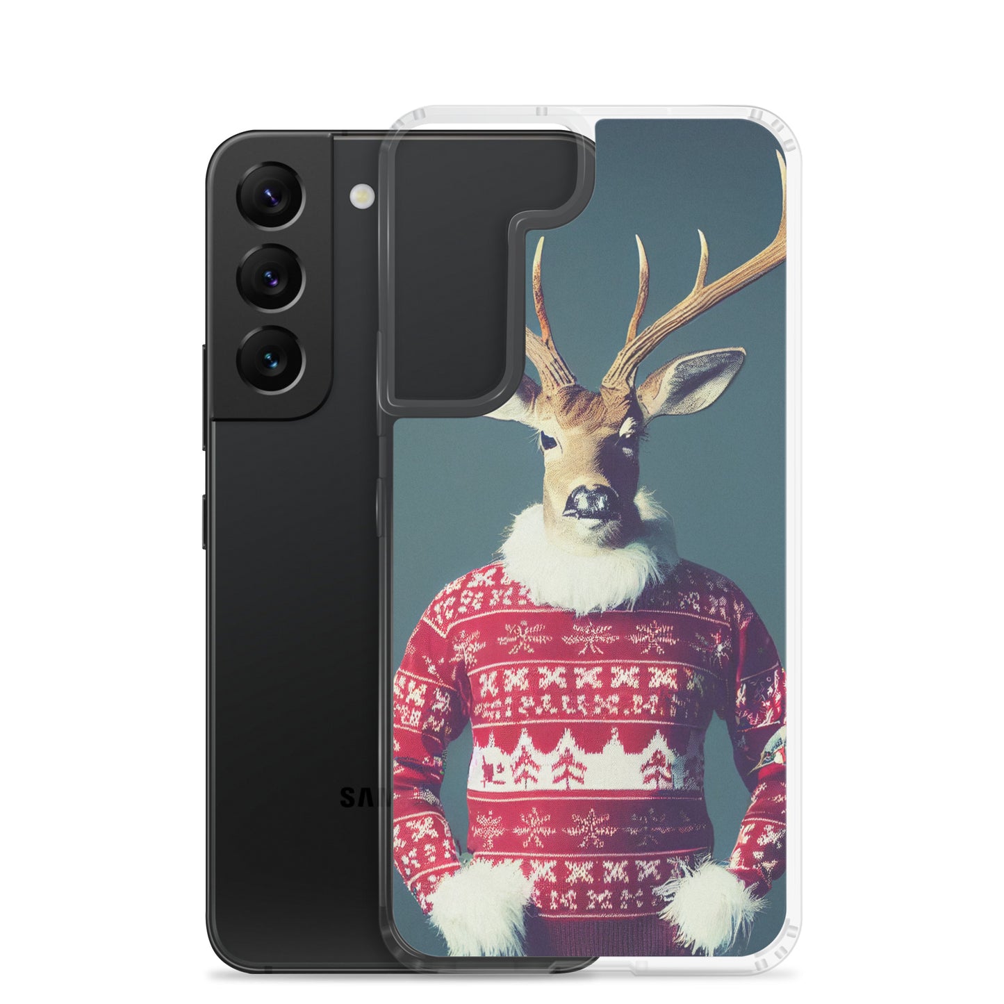 Samsung Case - Deer Christmas Sweater