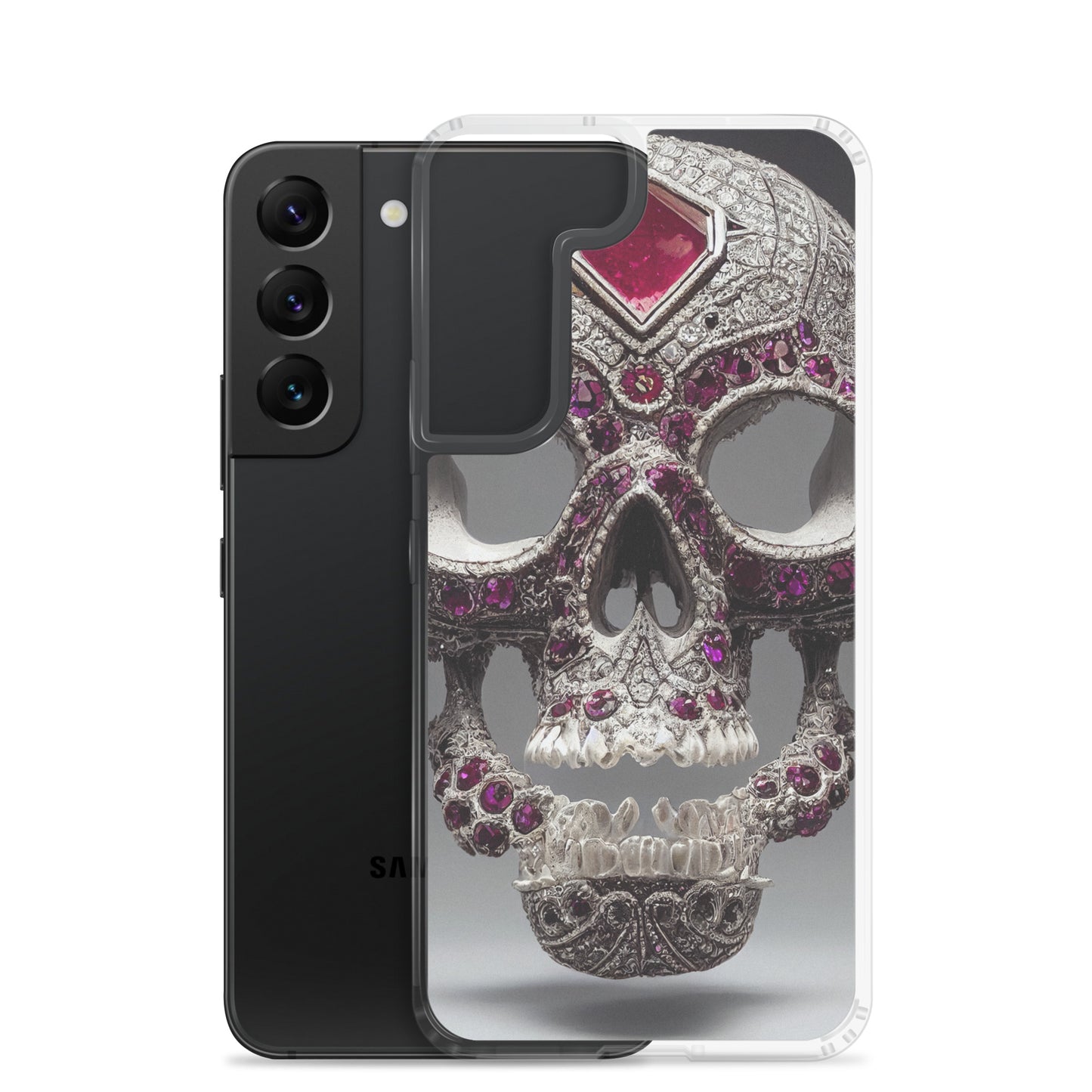 Samsung Case - Ornamental Ruby Skull