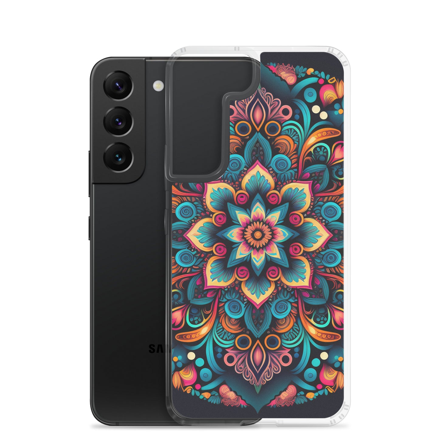Samsung Case - Neon Mandala