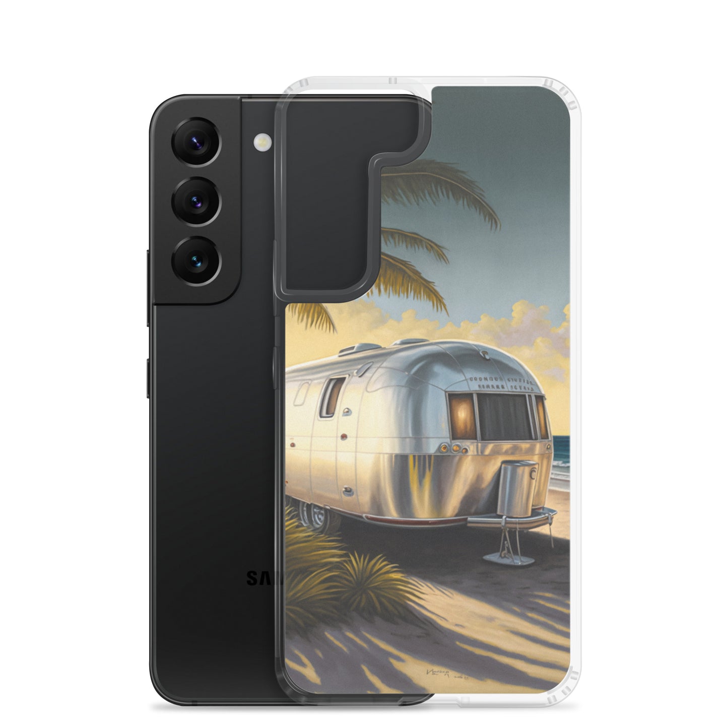 Samsung Case - Chrome Beach Camper