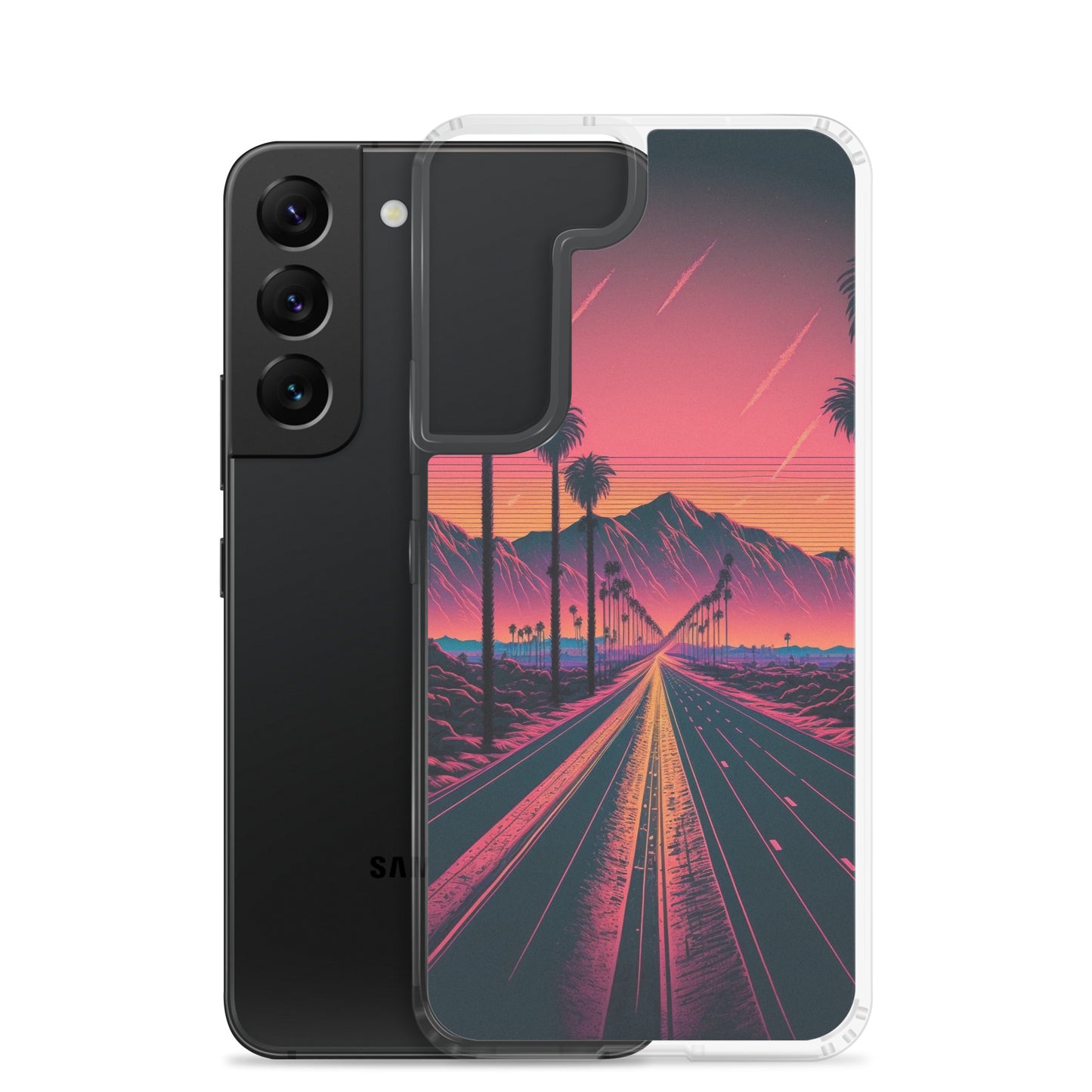 Samsung Case - Synthwave Desert Highway
