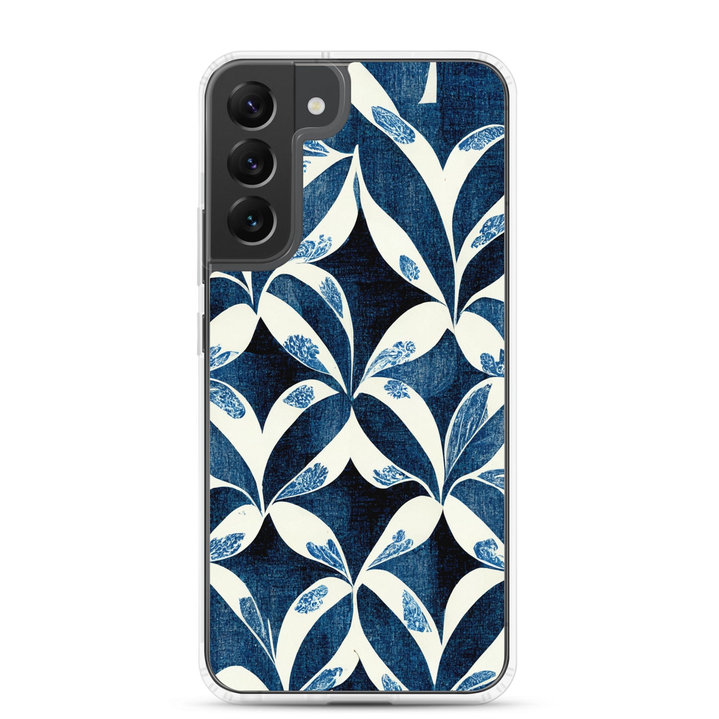 Samsung Case - Blue Leaf