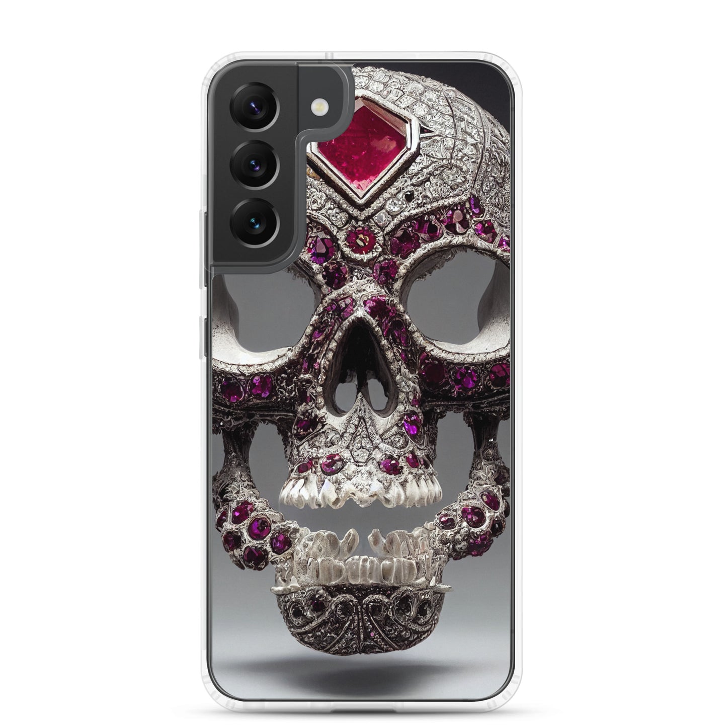 Samsung Case - Ornamental Ruby Skull