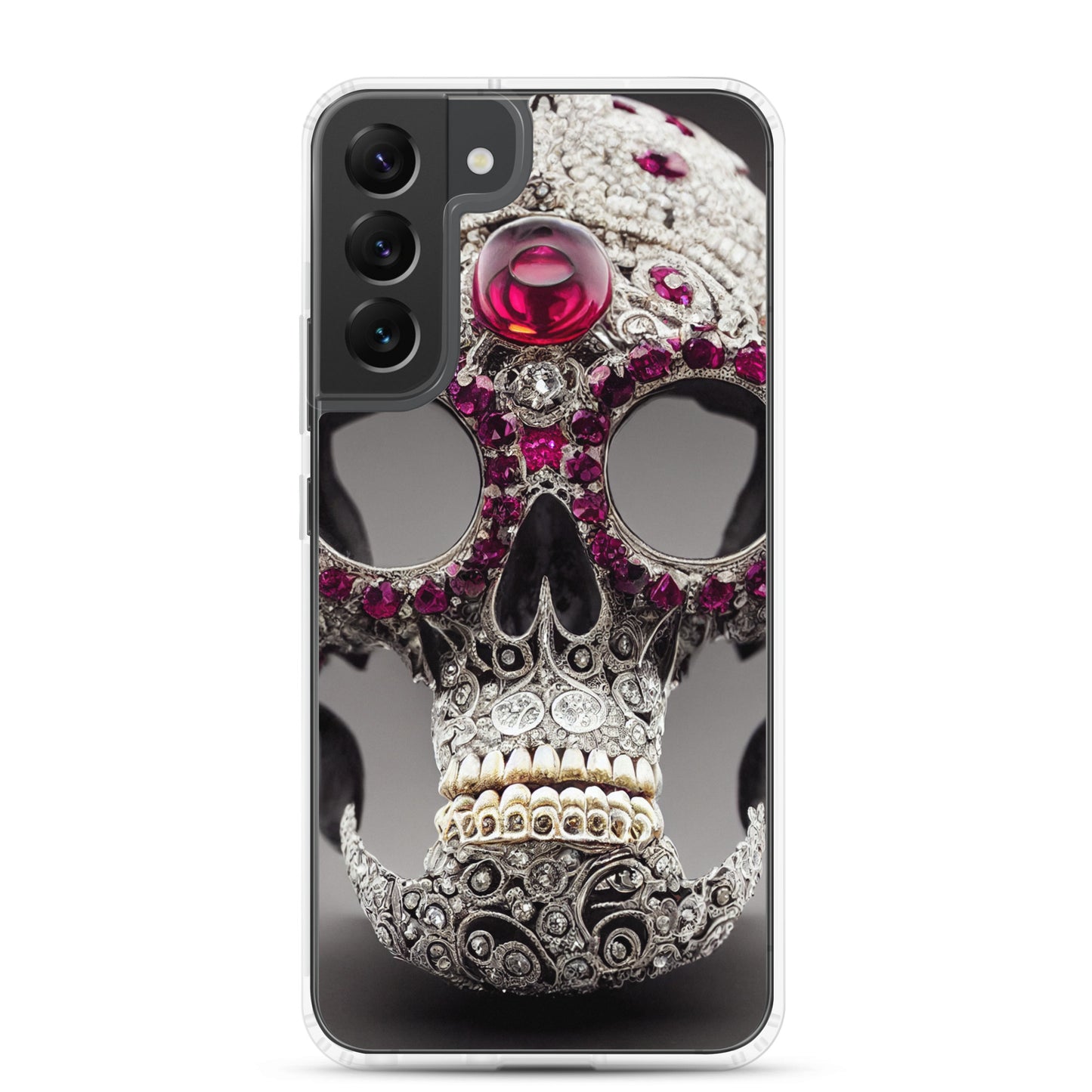 Samsung Case - Diamond Encrusted Skull