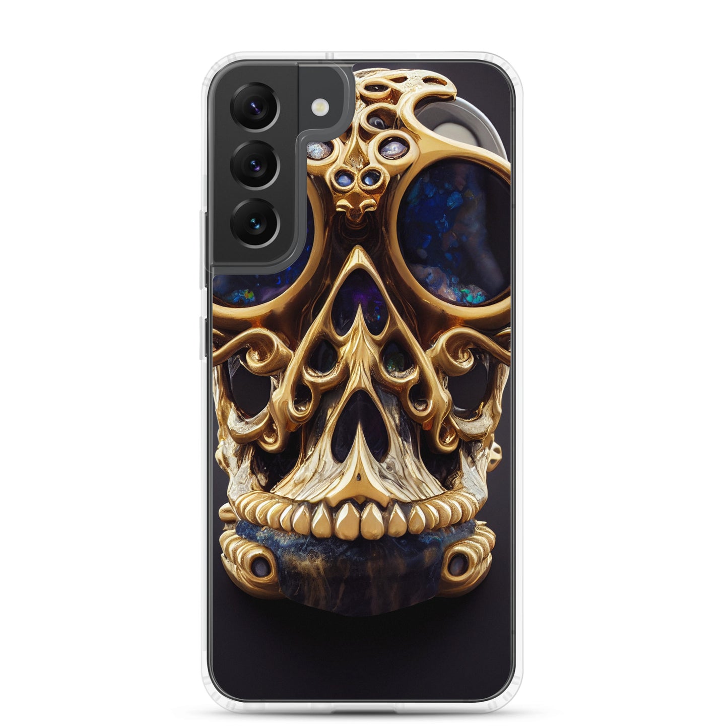 Samsung Case - Agate and Golden Skull