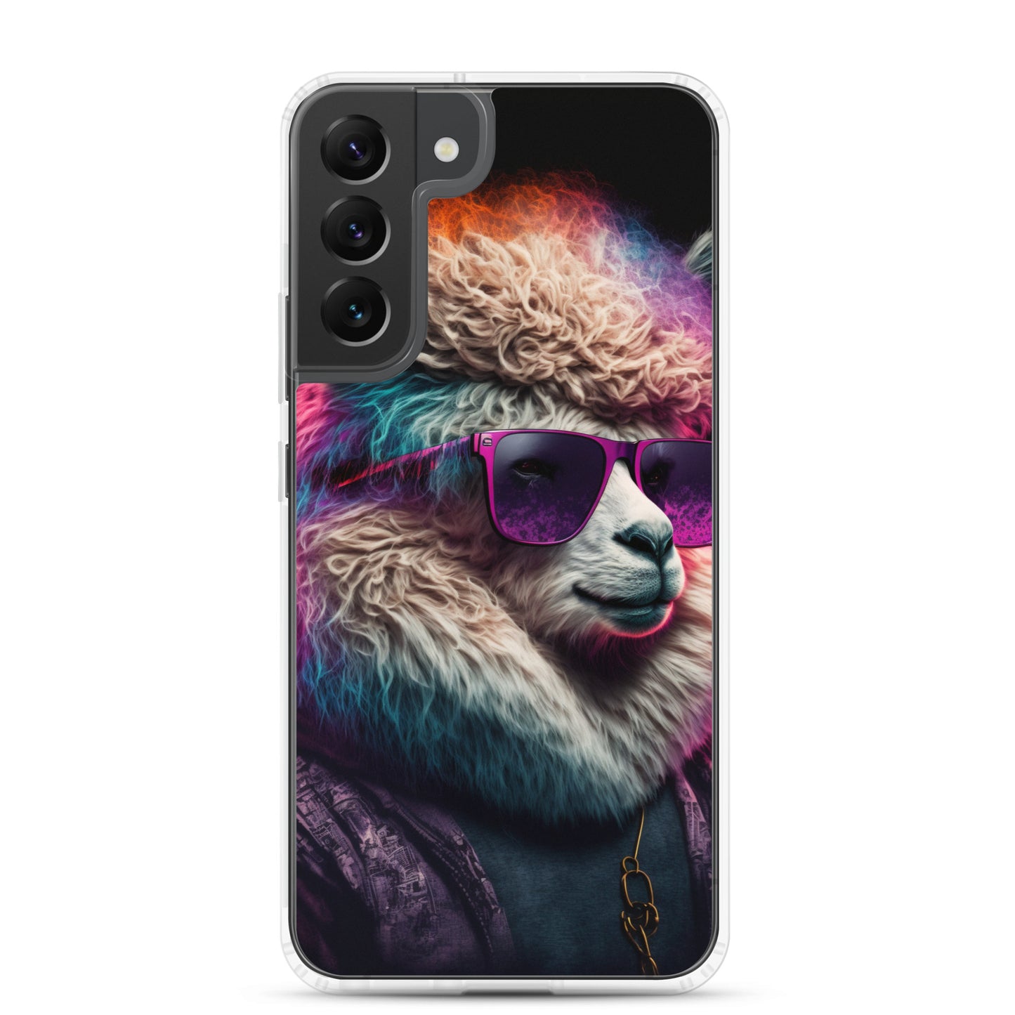 Samsung Case - Synthwave Cool Llama