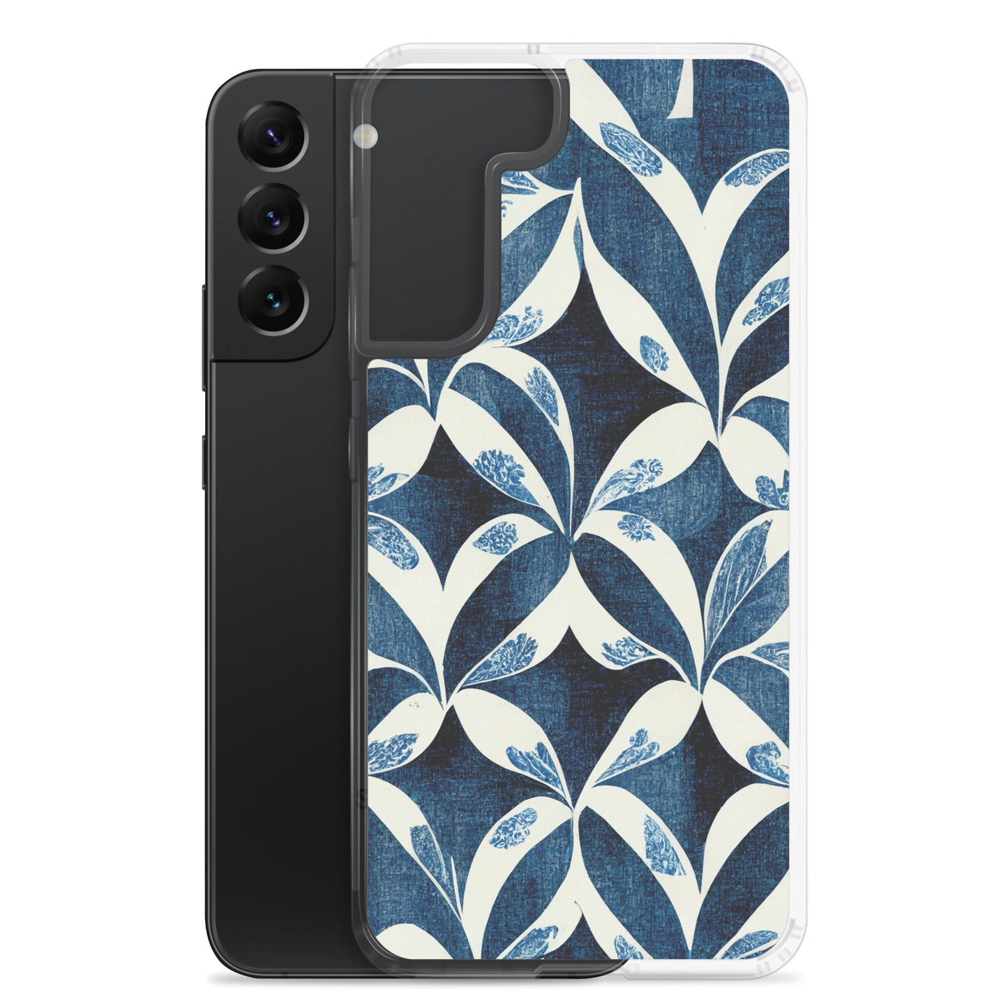 Samsung Case - Blue Leaf