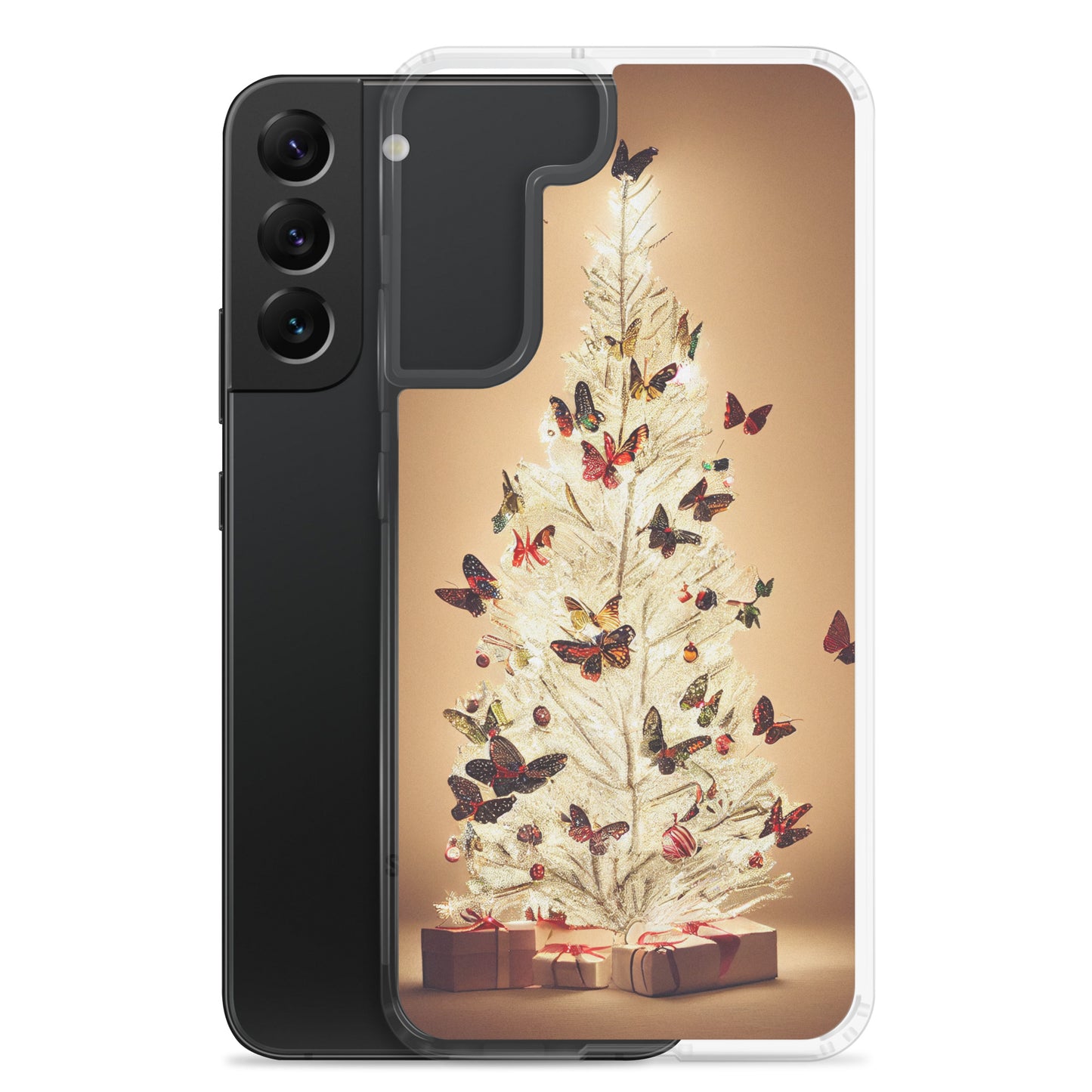 Samsung Case - Butterfly Christmas Tree