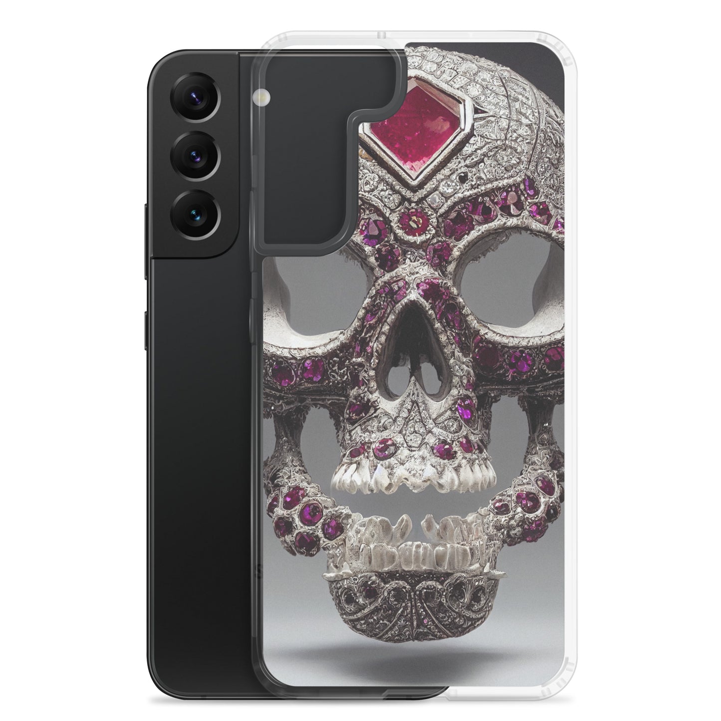 Samsung Case - Ornamental Ruby Skull