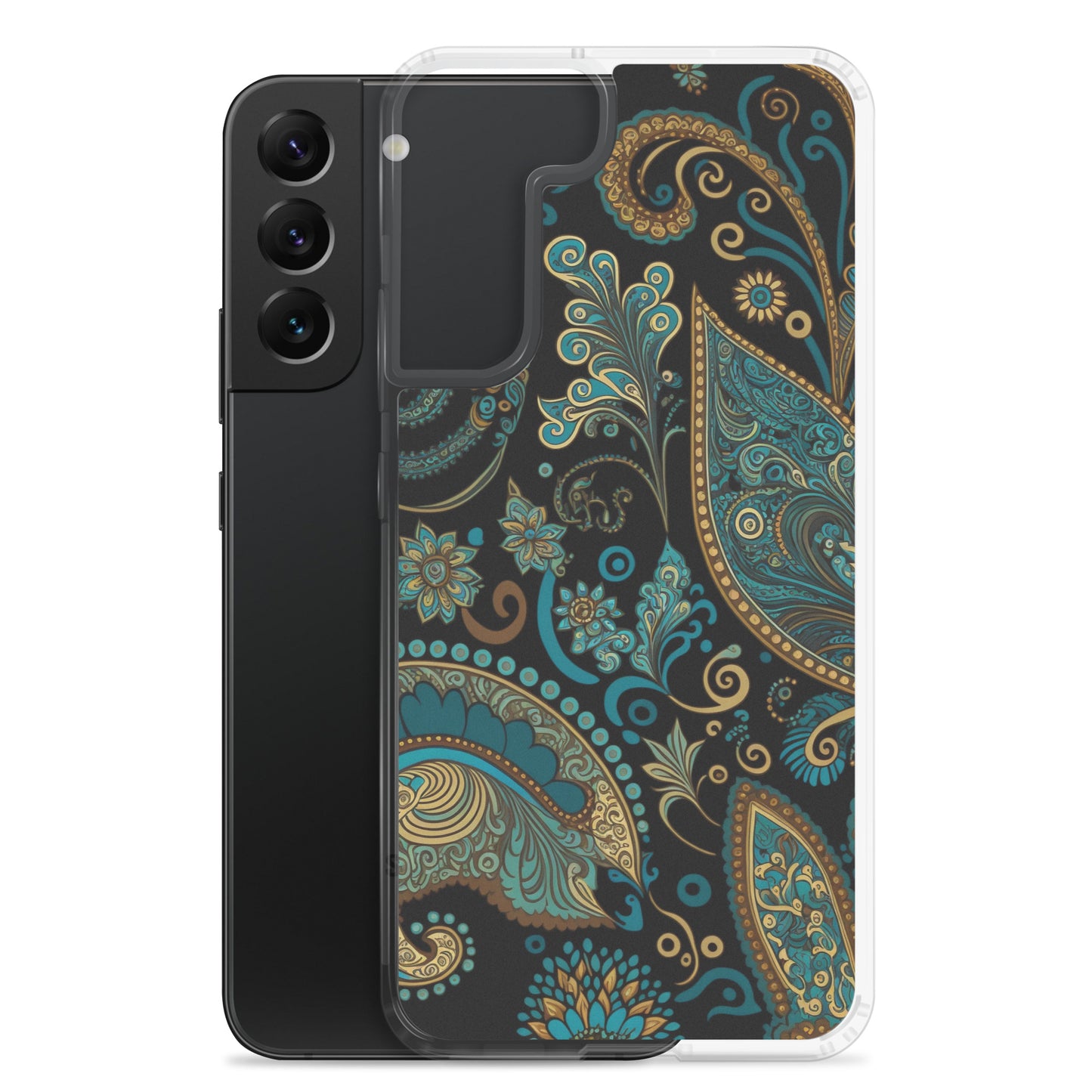 Samsung Case - Turquoise Paisley