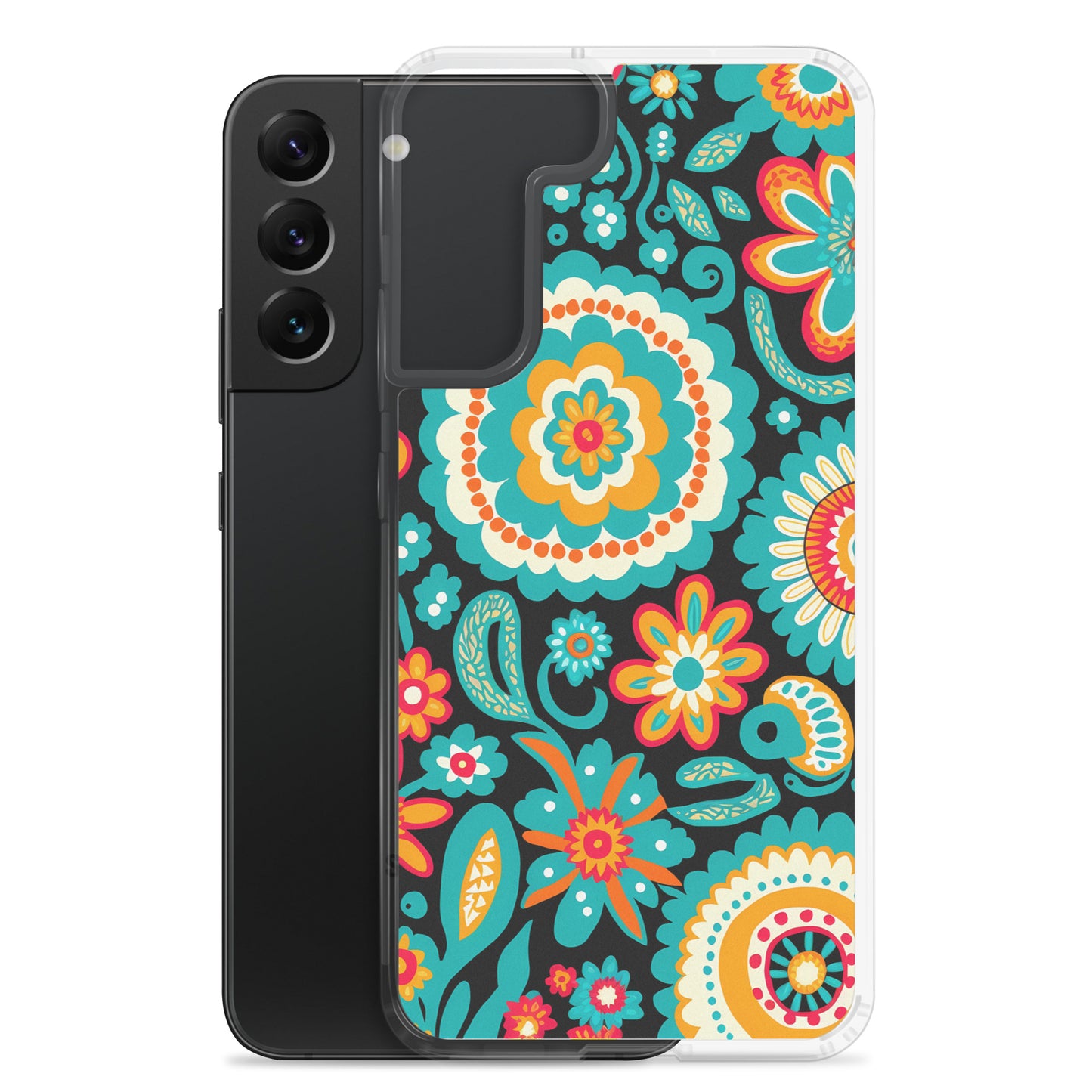 Samsung Case - Turquoise Floral