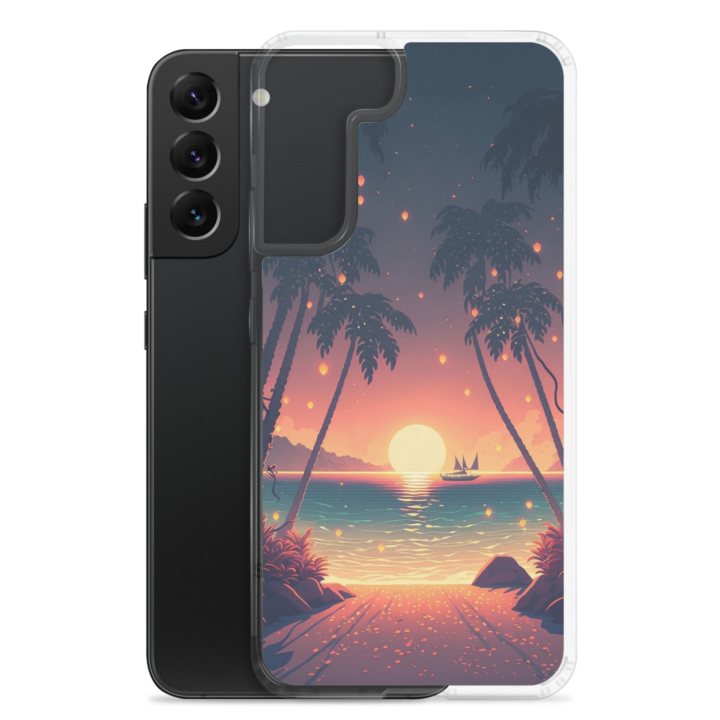 Samsung Case - Dancing Lights at Sunset
