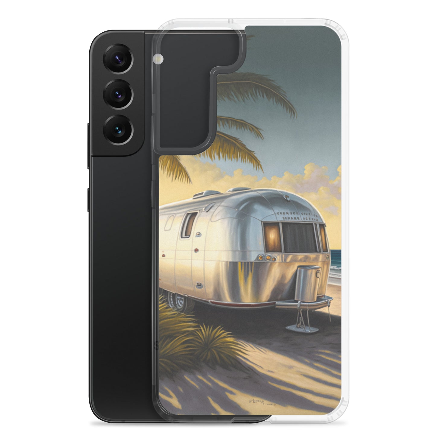 Samsung Case - Chrome Beach Camper