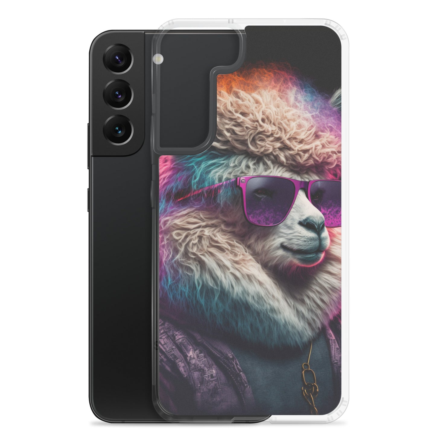 Samsung Case - Synthwave Cool Llama