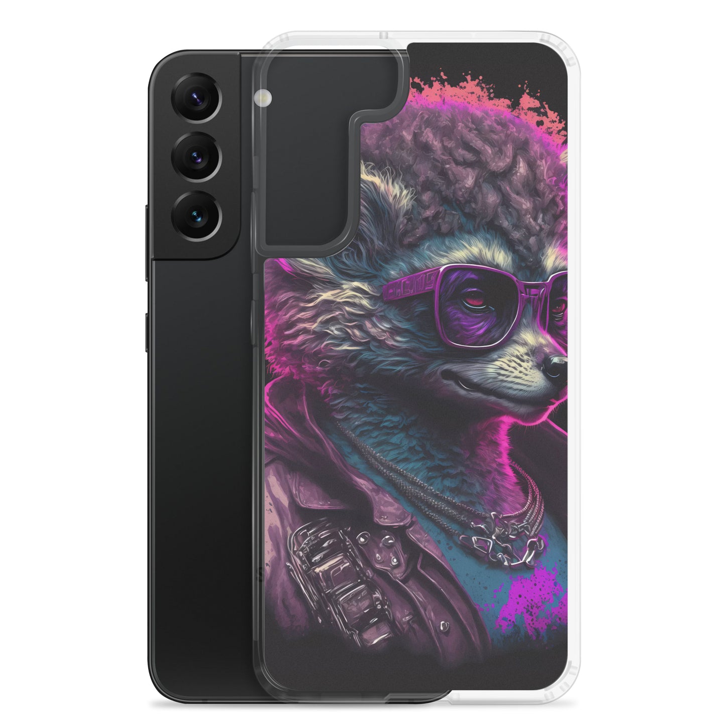 Samsung Case - Synthwave Leather Llama