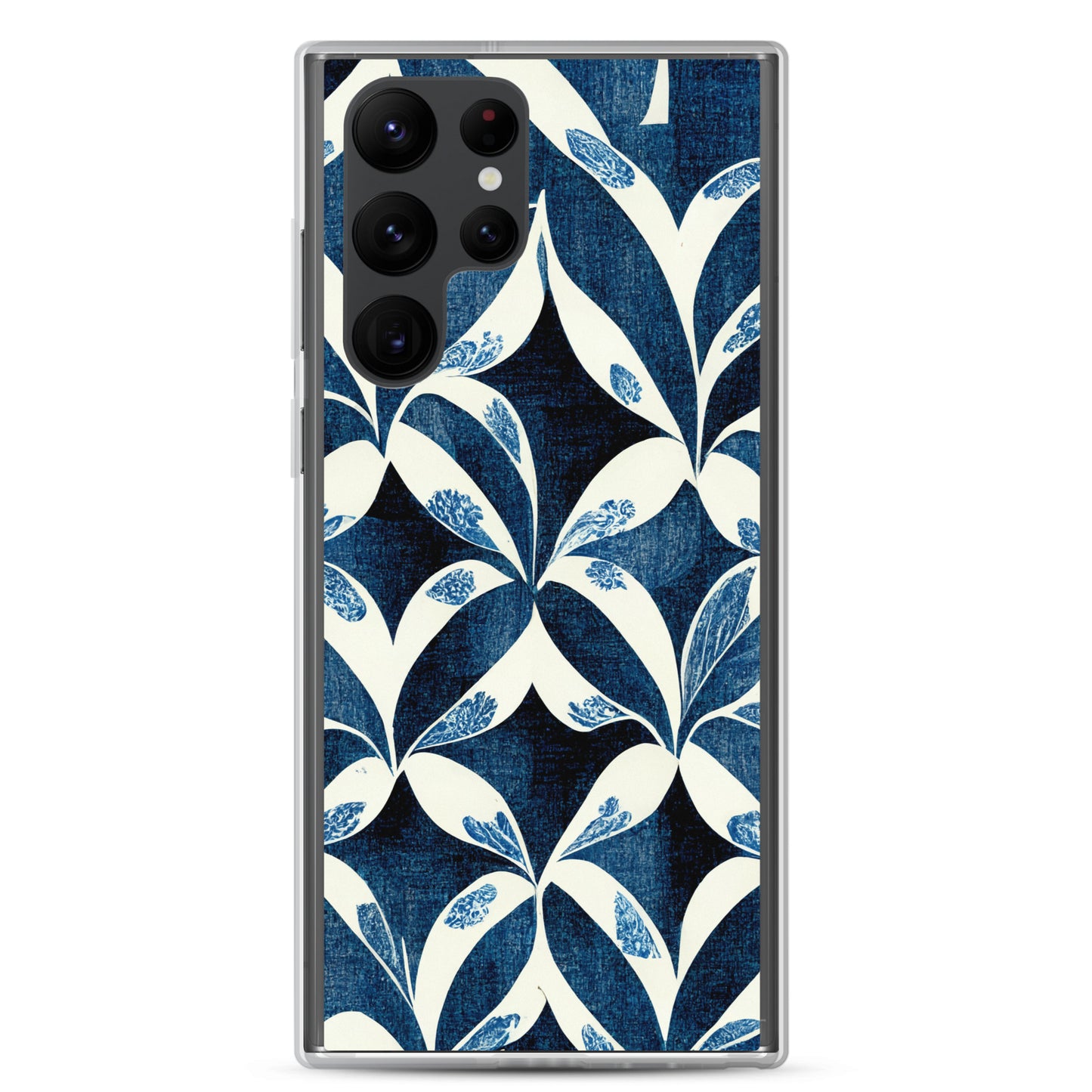Samsung Case - Blue Leaf
