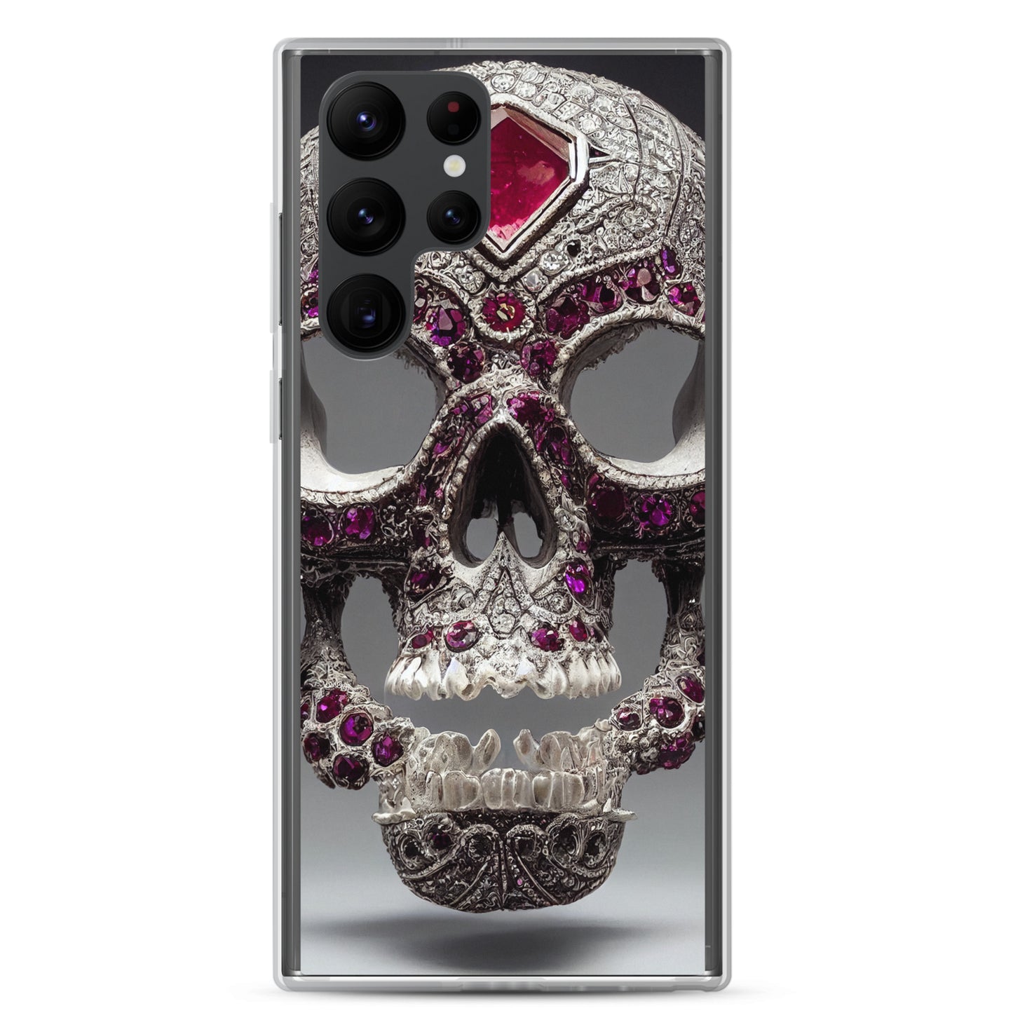 Samsung Case - Ornamental Ruby Skull