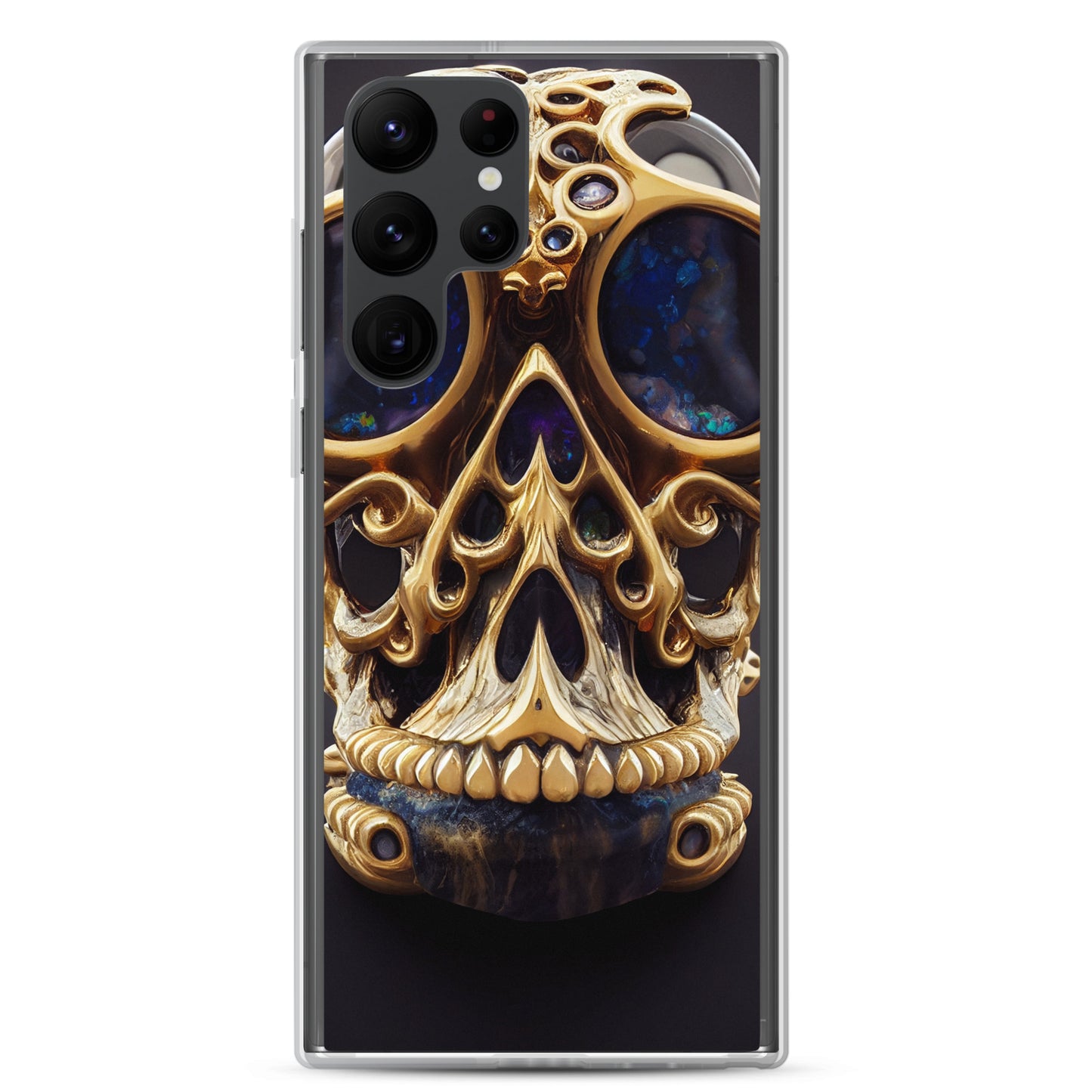 Samsung Case - Agate and Golden Skull