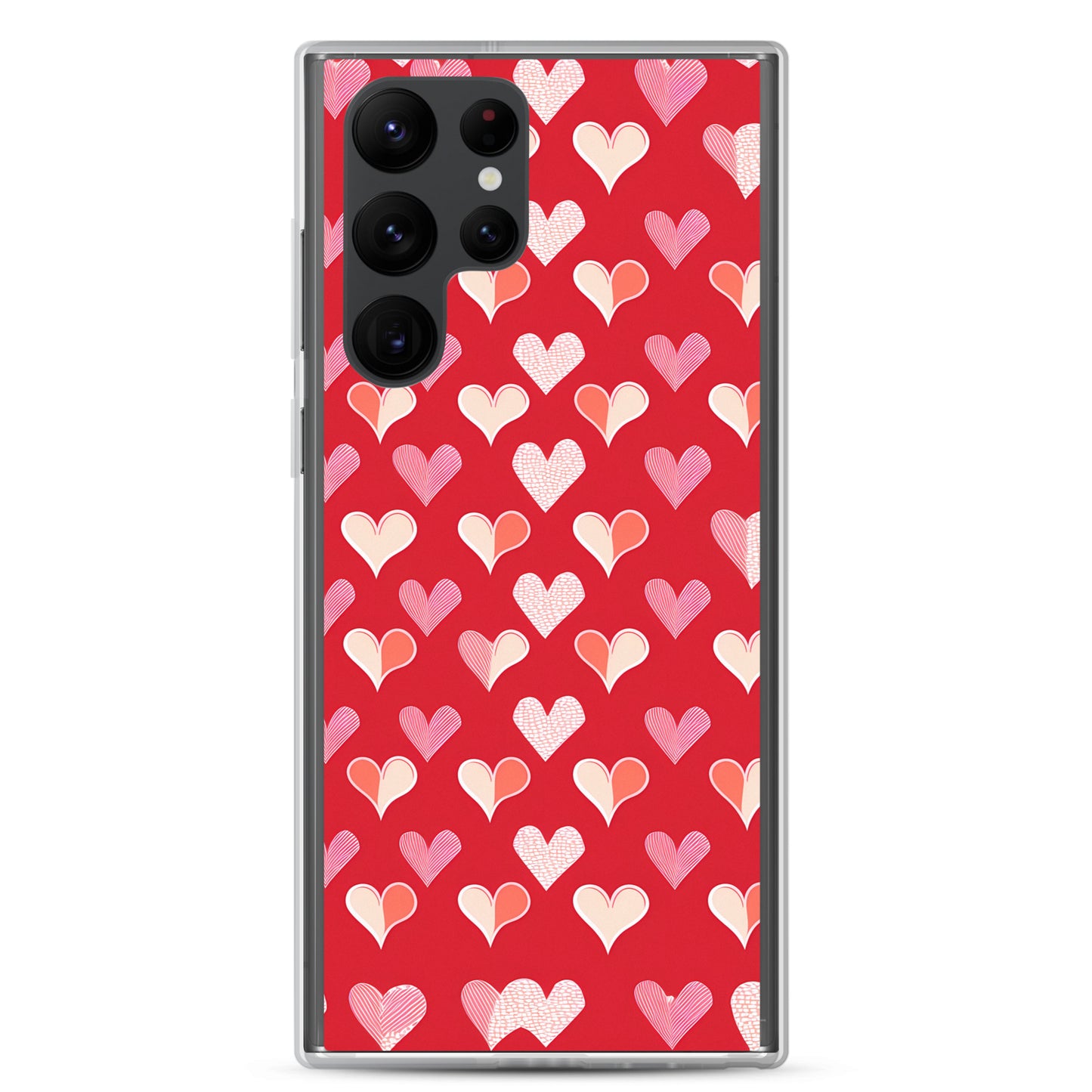 Samsung Case - Red and Pink Hearts
