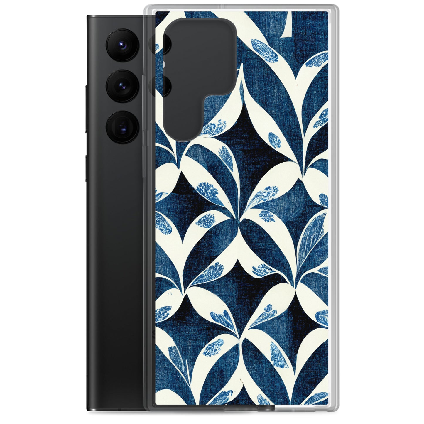 Samsung Case - Blue Leaf