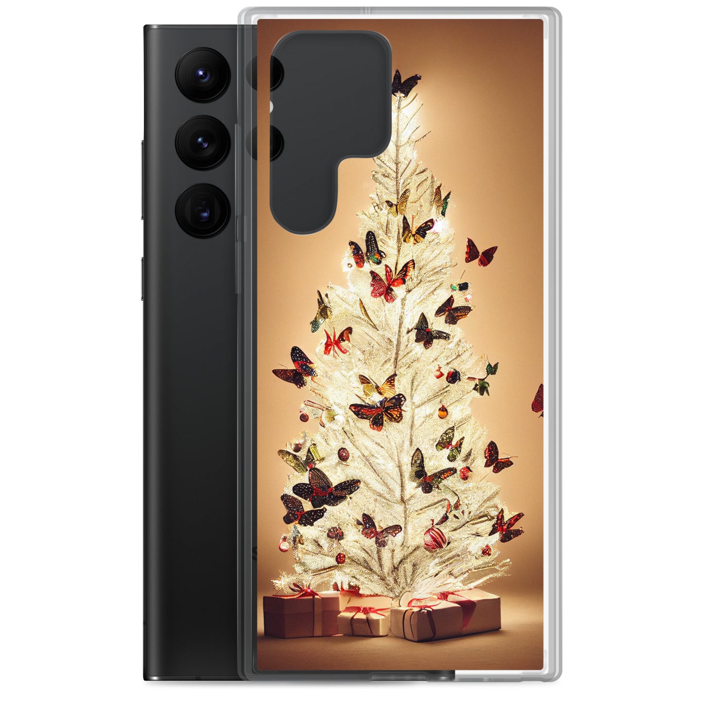 Samsung Case - Butterfly Christmas Tree