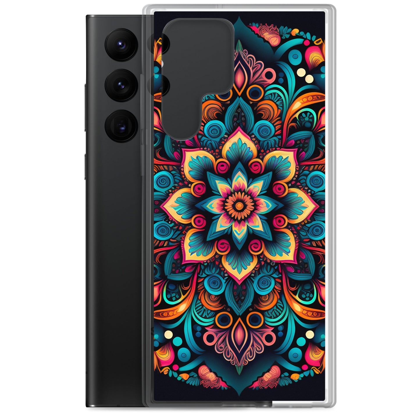 Samsung Case - Neon Mandala