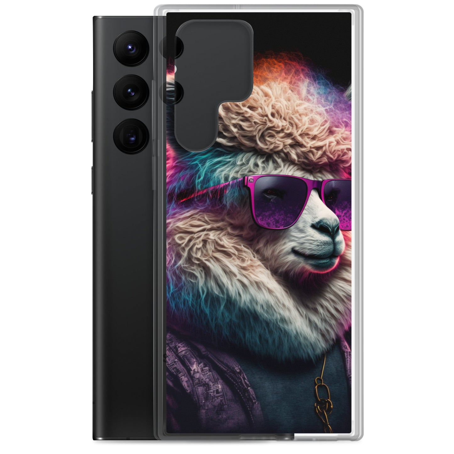 Samsung Case - Synthwave Cool Llama