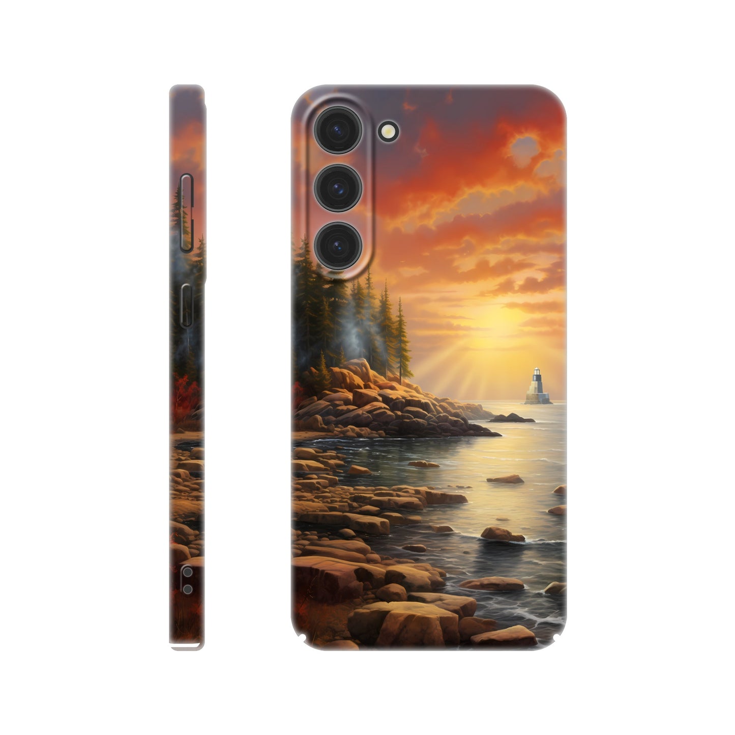 Samsung Case - Acadia Lighthouse Luminance