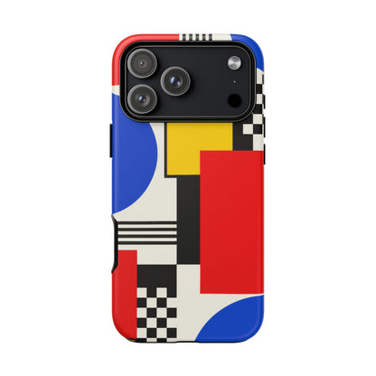 Primary Frequency iPhone Tough Case | Primary Color Geometry