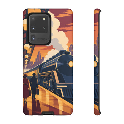 Travel by Train — Night Departure Samsung Galaxy Tough Case | train travel