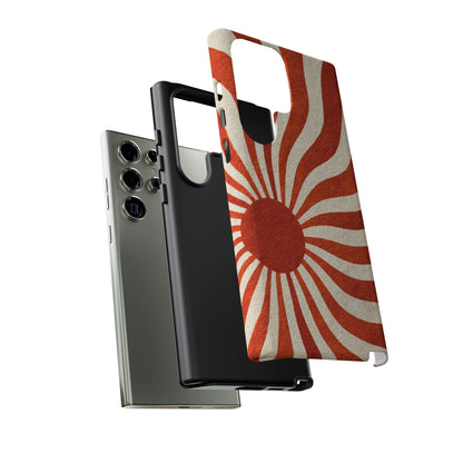 Terracotta Sunburst Samsung Galaxy Tough Phone Case