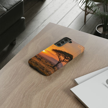 Amber Acacia Samsung Galaxy Tough Case | african sunset