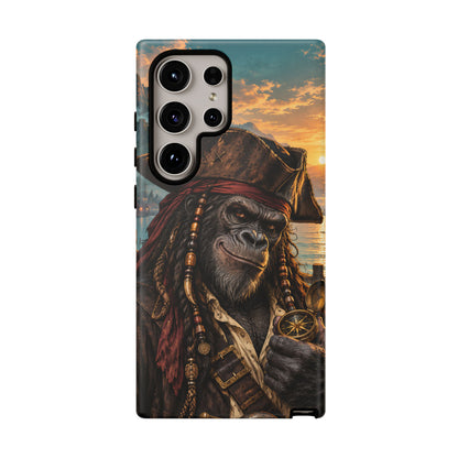 Pirate Gorilla Samsung Galaxy Tough Case | Captain Silverback