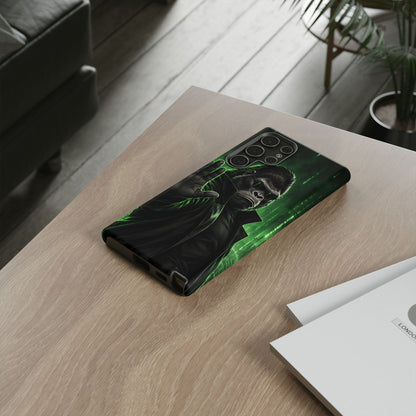 Cyberpunk Gorilla Samsung Galaxy Tough Case | Neon Code Silverback
