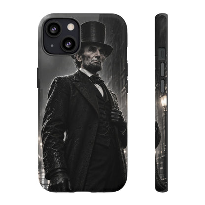 Abe after Midnight iPhone Tough Case | noir lincoln