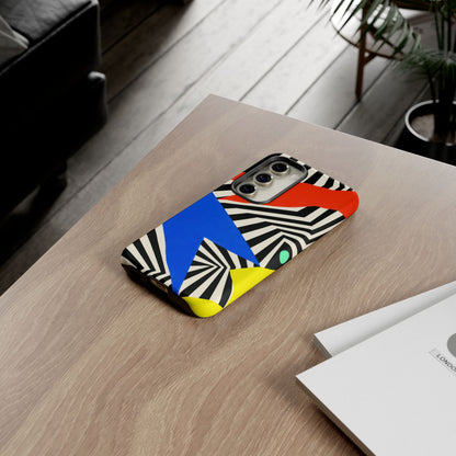 Broken Signal Samsung Galaxy Tough Case | Optical Stripe Art