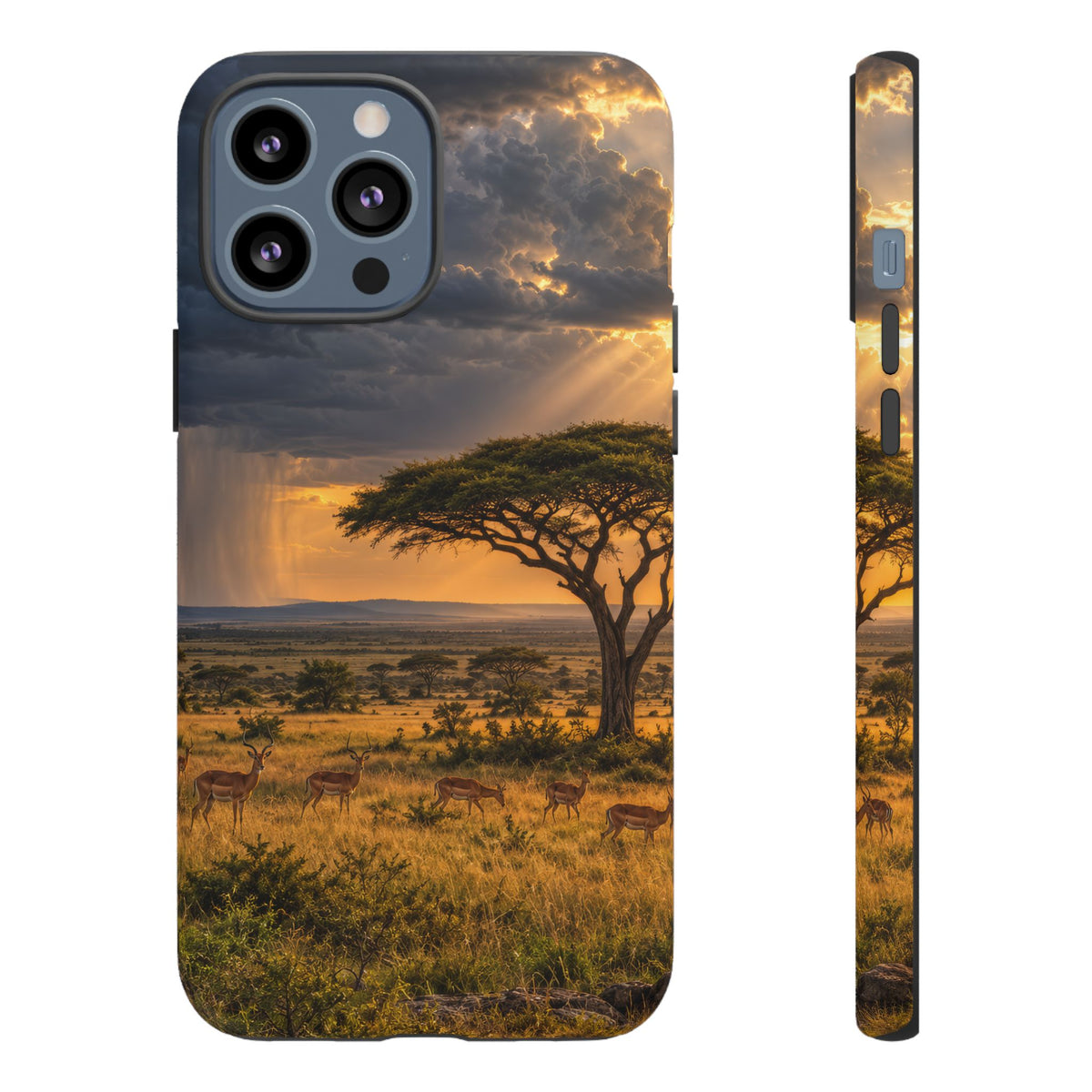 Stormlight on the Mara iPhone Tough Case | african storm