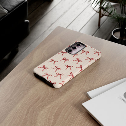 Red Bow Samsung Galaxy Tough Case | Ribbon Waltz